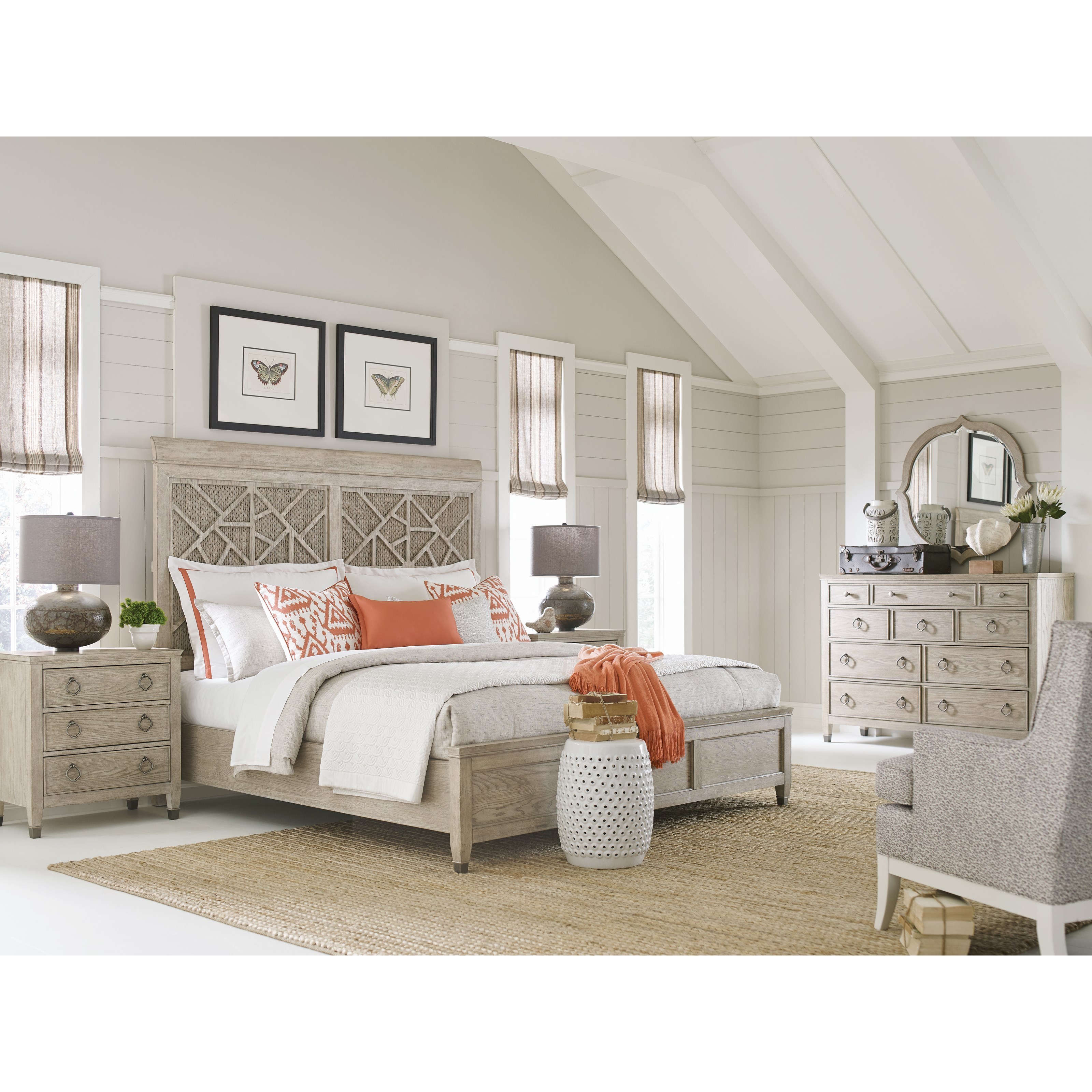 American Drew Vista King Bedroom Group Jacksonville Furniture Mart